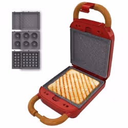Cecotec Appareil à Sandwich Rock'nToast Retro One Red