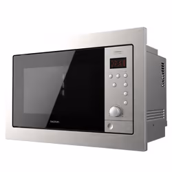 Cecotec 01391, Intégré, Micro-ondes grill, 25 L, 900 W, Boutons, Rotatif, Noir, Acier