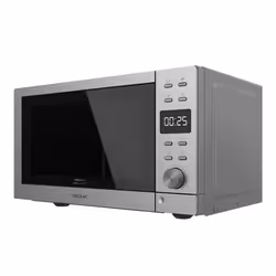 Cecotec 01398, Comptoir, Micro-onde simple, 20 L, 700 W, Boutons, Rotatif, Noir, Acier