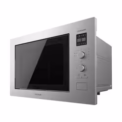 Cecotec 01400, Intégré, Micro-ondes grill, 25 L, 1320 W, Boutons, Rotatif, Noir, Acier