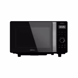 Cecotec 01405, Comptoir, Micro-onde simple, 25 L, 800 W, Rotatif, Tactile, Noir