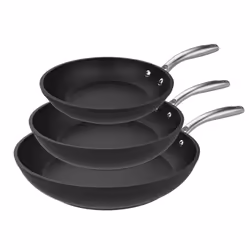 Cecotec 01465, Rond, Poêle polyvalente, Noir, Aluminium, 3 pièce(s), 3,4 mm