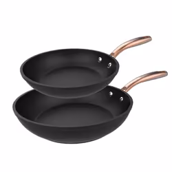 Cecotec 01469, Rond, Poêle polyvalente, Noir, Or rose, Aluminium, 2 pièce(s), 3,4 mm