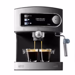 Cecotec 01503, Machine à expresso, 1,5 L, Café moulu, 850 W, Argent