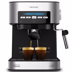 Cecotec Power Espresso 20 Matic, Machine à expresso, 1,5 L, 850 W, Noir, Acier inoxydable