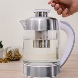 Cecotec ThermoSense 370 bouilloire 1,7 L 2200 W Gris, Acier inoxydable, Transparent, Blanc - Vue supplémentaire 8
