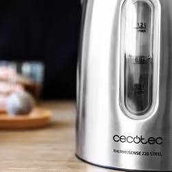 Cecotec ThermoSense 220 Steel bouilloire 1,2 L 1630 W Acier inoxydable - Vue supplémentaire 12