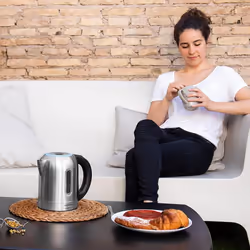 Cecotec ThermoSense 290 bouilloire 1,7 L 2200 W Noir, Acier inoxydable