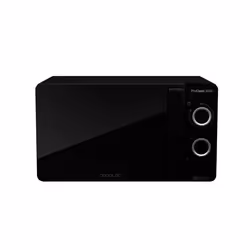 Cecotec 01524, Comptoir, Micro-onde simple, 20 L, 700 W, Rotatif, Noir
