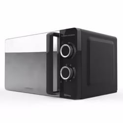 Cecotec 01527, Comptoir, Micro-ondes grill, 20 L, 700 W, Rotatif, Noir, Miroir