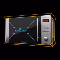Cecotec ProClean 5110 Inox Comptoir Micro-ondes grill 20 L 700 W Acier inoxydable
