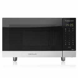 Cecotec ProClean 6010 Inox, Comptoir, Micro-onde simple, 23 L, 800 W, Tactile, Acier inoxydable