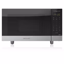Cecotec ProClean 6110, Comptoir, Micro-ondes grill, 23 L, 800 W, Tactile, Acier inoxydable