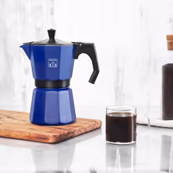 Cecotec 01606 machine à café manuelle Cafetière à moka 0,45 L Bleu