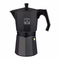 Cecotec Mokclassic 300 Black, Cafetière à moka, 0,15 L, Noir, Aluminium, 3 tasses, Acier inoxydable