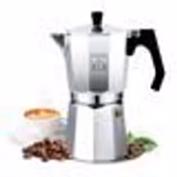 Cecotec Cafetière Italienne Mokclassic 900 Shiny: Cafetière en Aluminium Pour Toute Cuisine 9 Tasses de Café