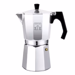 Cecotec Cafetière italienne en aluminium Cumbia MokClassic 1200 Shiny