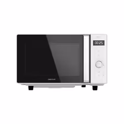 Cecotec 01675, Comptoir, Micro-onde simple, 25 L, 800 W, Rotatif, Tactile, Blanc