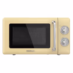 Cecotec 01708, Comptoir, Micro-ondes grill, 20 L, 700 W, Rotatif, Beige, Acier inoxydable