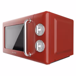 Cecotec 01710 micro-onde Comptoir Micro-ondes grill 20 L 700 W Rouge, Acier inoxydable