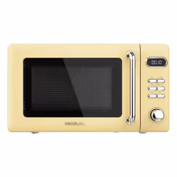 Cecotec 01713, Comptoir, Micro-ondes grill, 20 L, 700 W, Écran integré, Boutons, Rotatif