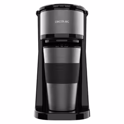 Cecotec Coffee 66 Drop &amp; Go, Machine à café filtre, Café moulu, 700 W, Noir, Acier inoxydable