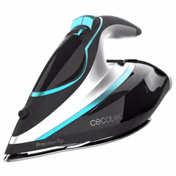 Cecotec IronHero 3100 Cordless, Fer à vapeur, Semelle Turbo Anodisée Pro ultra glissante, Noir, Blanc, 35 g/min, 3100 W