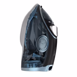 Cecotec 01870 fer à repasser Fer à repasser à sec ou à vapeur 2600 W Noir, Bleu, Argent, Transparent