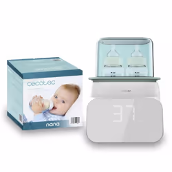 Nana BabyCare Double BottleWarmer Chauffe-biberon double avec écran, 4 modes (Lait, Petits pots, Réchauffage/Décongélation ra ...