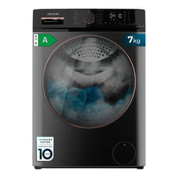Cecotec Lave-linge à chargement frontal Bolero DressCode 7610 Inverter Steel A