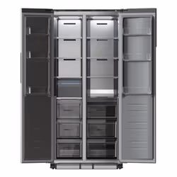 Cecotec Bolero CoolMarket SBS 436 SBI frigo américain Pose libre 436 L E Noir - Vue supplémentaire 2