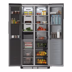 Cecotec Bolero CoolMarket SBS 436 SBI frigo américain Pose libre 436 L E Noir - Vue supplémentaire 3
