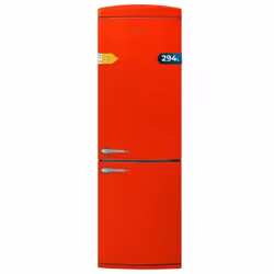 Cecotec Réfrigérateur rétro Bolero CoolMarket Combi Origin 294+ Red E