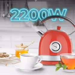 Cecotec Thermosense 420 bouilloire 1,8 L 2200 W Chrome, Rouge