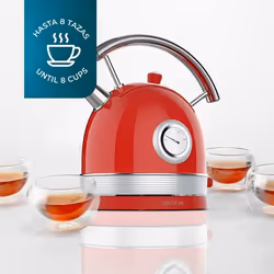 Cecotec Thermosense 420 bouilloire 1,8 L 2200 W Chrome, Rouge - Vue supplémentaire 4
