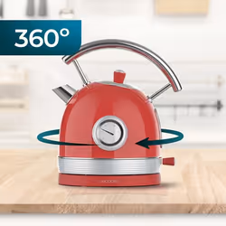 Cecotec Thermosense 420 bouilloire 1,8 L 2200 W Chrome, Rouge - Vue supplémentaire 7