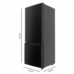 Cecotec 02075 réfrigérateur-congélateur Pose libre 205 L E Noir