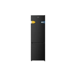 Cecotec - Bolero CoolMarket Combi 262 Black e. Réfrigérateur combiné 2 portes, 262L, classe e, electroniccontrol, éclairage led, clayettes en verre,