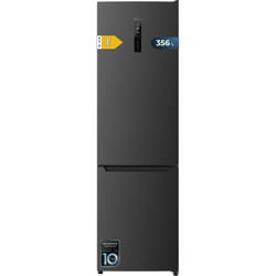 Cecotec - Combi Refrigerator Bolero CoolMarket Combi 356 Dark e. Compressor Inverter Plus Combi Fridge Dark Stainless Steel 200X59.5Cm, 356L, No