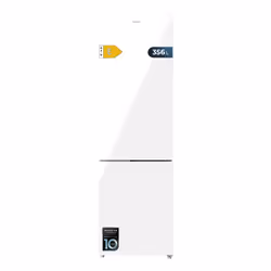 Cecotec Bolero CoolMarket Combi 356 White Glass E Pose libre 356 L Blanc - Vue supplémentaire 3