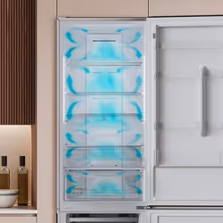 Cecotec Bolero CoolMarket Combi 356 White Glass E Pose libre 356 L Blanc - Vue supplémentaire 7