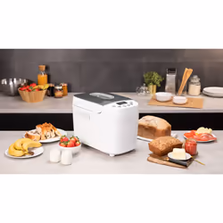 Cecotec Bread&Co 1500 PerfectCook machine à pain Acier inoxydable, Blanc