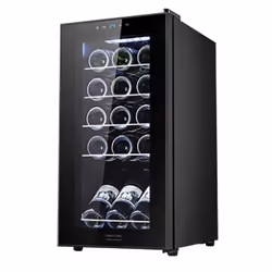 Cecotec GrandSommelier 15000, Refroidisseur de vin compresseur, Pose libre, 15 bouteille(s), G, Lumière intérieure, Noir
