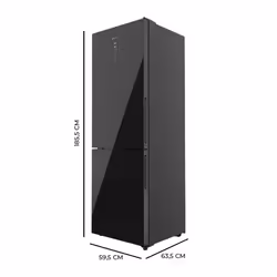 Cecotec Bolero CoolMarket Combi 322 Glass Black D Pose libre 322 L Noir
