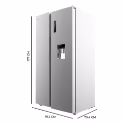 Cecotec Bolero CoolMarket SBS 559 frigo américain Pose libre 559 L E Argent - Vue supplémentaire 2