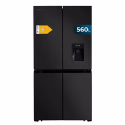 Cecotec Bolero CoolMarket 4D 564 Dark E frigo américain Pose libre 320 L Acier inoxydable - Vue supplémentaire 3