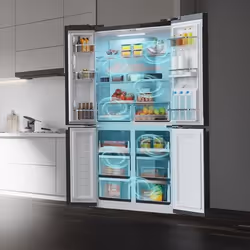 Cecotec Bolero CoolMarket 4D 564 frigo américain Pose libre 564 L E Noir - Vue supplémentaire 5