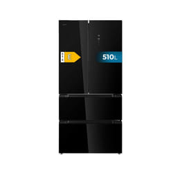 Cecotec Bolero CoolMarket FD 510 Glass E frigo américain Pose libre 510 L Noir