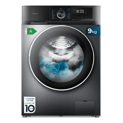 Cecotec Bolero DressCode 9500 machine à laver Charge avant 9 kg 1400 tr/min Noir, Acier inoxydable