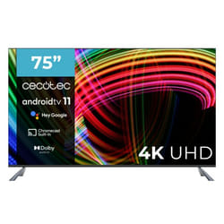 Cecotec ALU30075 75" 4K Ultra HD Smart TV Noir